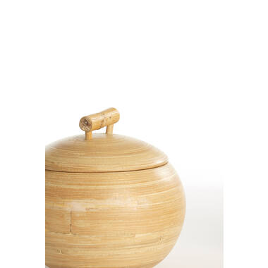 Pot deco Ø13x12 cm MACEO bamboe naturel