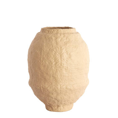 Vase deco Ø45x60 cm LEANO matt natural-pink
