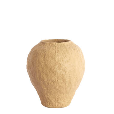 Vase deco Ø45x50 cm PANTOJA matt sand