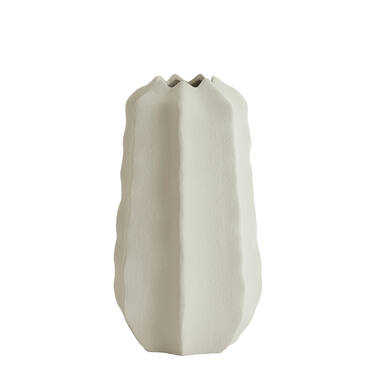 Vaas deco Ø18,5x34 cm ARIEIRO keramiek crème