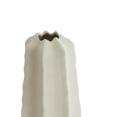 Vaas deco Ø18,5x34 cm ARIEIRO keramiek crème