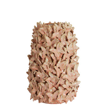 Vase deco Ø23x36,5 cm MARIPOSA ceramics pink