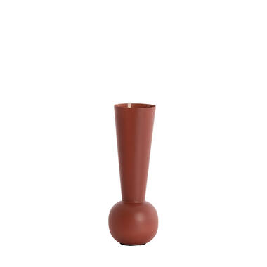 Vaas deco Ø9x25 cm TODI mat bordeaux