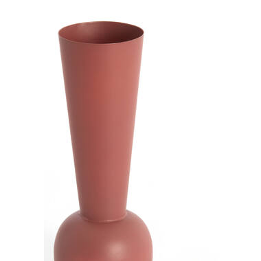 Vaas deco Ø9x25 cm TODI mat donker oud roze