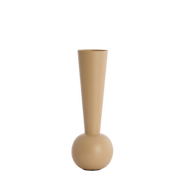 Vaas deco Ø10x30 cm TODI mat zand