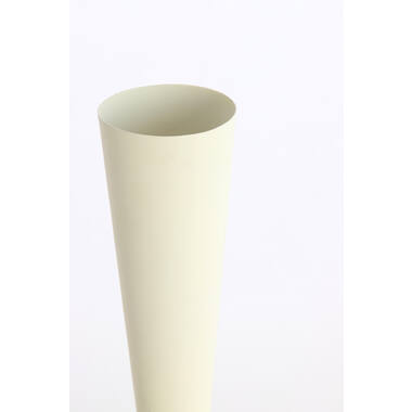 Vaas deco Ø13x36 cm TODI mat crème
