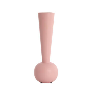 Vaas deco Ø13x36 cm TODI mat licht roze