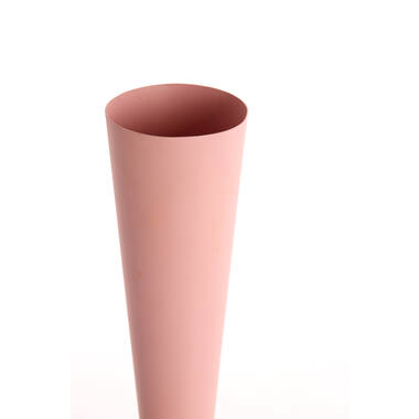 Vaas deco Ø13x36 cm TODI mat licht roze