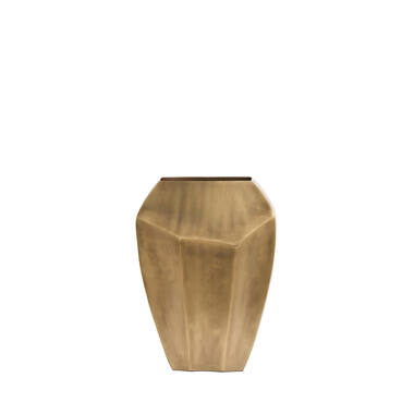 Vaas deco 25x11x34 cm CORDOBA antiek brons