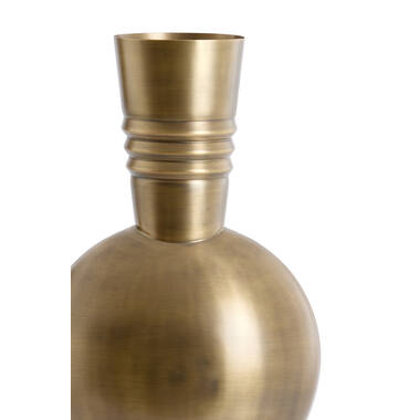 Vasija adorno Ø18x54,5 cm KAVANSI bronce antiguo