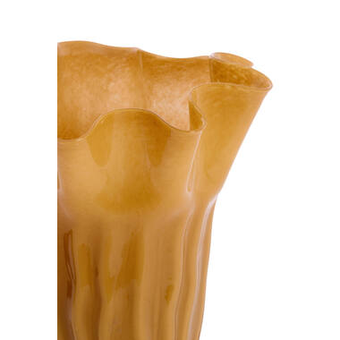 Vase Ø26x35,5 cm KAMAY glass caramel