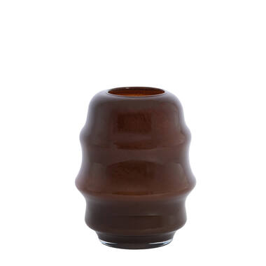 Vase Ø22,5x29 cm JAMANOTA glass dark brown