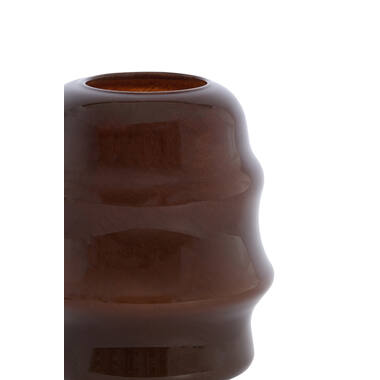Vase Ø22,5x29 cm JAMANOTA glass dark brown