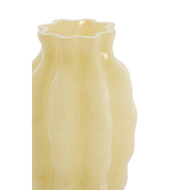 Vase Ø17x30 cm MODANZA glass cream