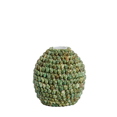 Vase deco Ø25,5x28 cm SHELL green