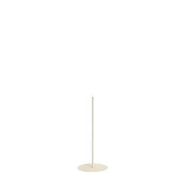 Bloemendisplay deco Ø13x30 cm TUBE mat crème