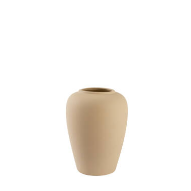 Vase deco Ø40x52 cm VALERIA ceramics matt beige