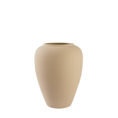Vase deco Ø50x64 cm VALERIA ceramics matt beige