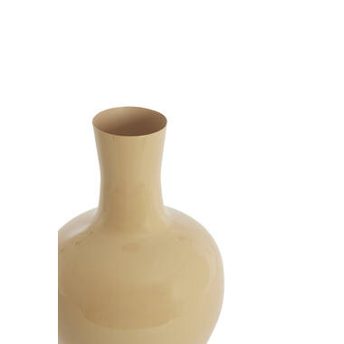 Vase deco Ø33x50 cm NANA shiny sand