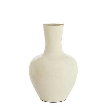 Vase deco Ø44x69 cm NANA shiny cream