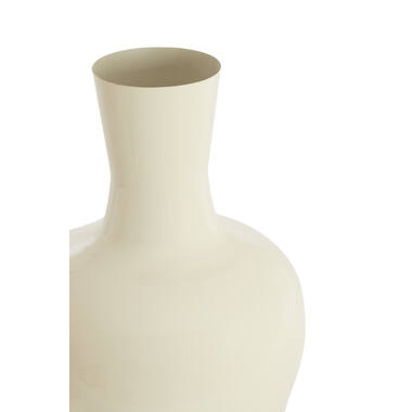 Vase deco Ø44x69 cm NANA shiny cream
