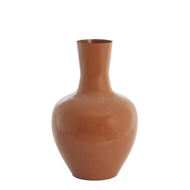 Vase deco Ø44x69 cm NANA shiny dark orange