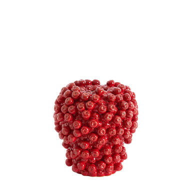 Vaas deco Ø25,5x27 cm BERRIES keramiek rood