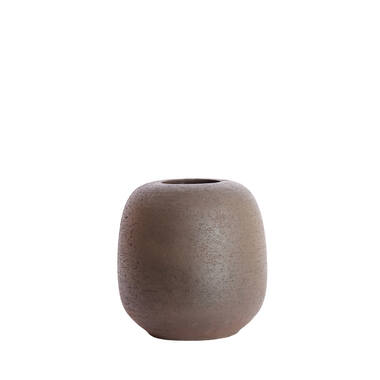 Vaas deco Ø40x42 cm ASTREA donker bruin