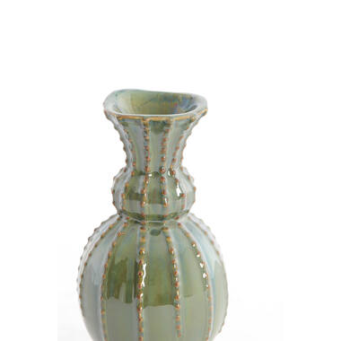 Vase Ø8,5x17 cm SORREL ceramics olive green