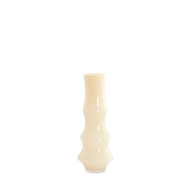 Vaas Ø19x50 cm FIORENZA glas crème