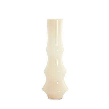 Vaas Ø23,5x70 cm FIORENZA glas crème