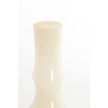 Vaas Ø23,5x70 cm FIORENZA glas crème