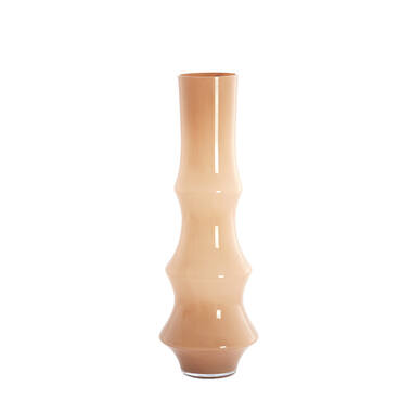 Vase Ø23,5x70 cm FIORENZA glass caramel