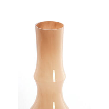 Vase Ø23,5x70 cm FIORENZA glass caramel
