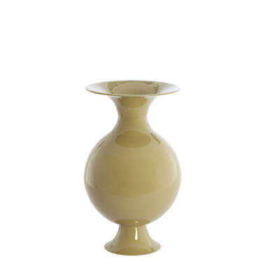 Vaas Ø26x45 cm BOLULLA glans taupe