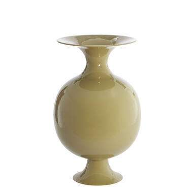 Vase deco Ø45x71 cm BOLULLA shiny olive green