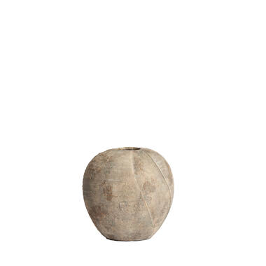 Vase deco Ø29x29 cm NOLINA ceramics antique dark brown