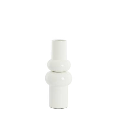 Vase deco Ø15x36 cm IRISSA cream