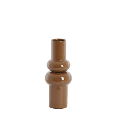 Vase deco Ø15x36 cm IRISSA caramel