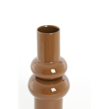 Vase deco Ø15x36 cm IRISSA caramel