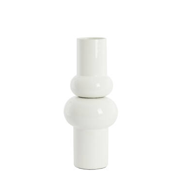 Vase deco Ø19x43 cm IRISSA cream