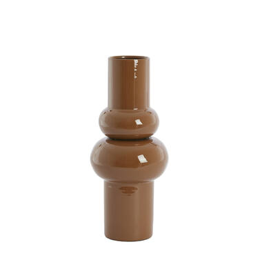 Vase deco Ø19x43 cm IRISSA caramel