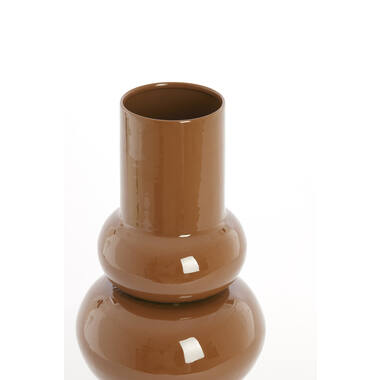 Vase deco Ø19x43 cm IRISSA caramel