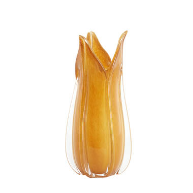 Vase Ø18,5x39 cm EVINA glass caramel