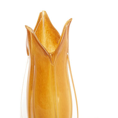 Vase Ø18,5x39 cm EVINA glass caramel