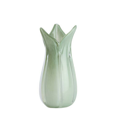 Vase Ø18,5x39 cm EVINA glass mint green
