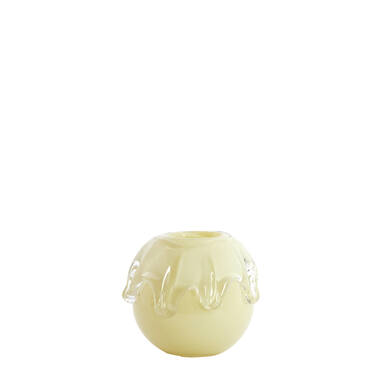 Vase Ø17x14,5 cm LYSIRA glass light yellow