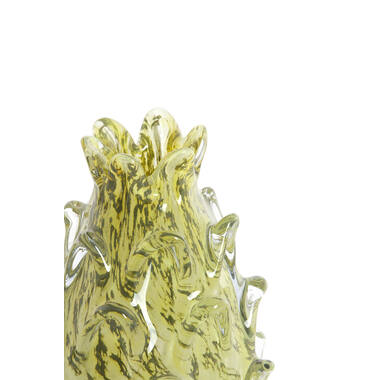 Vase Ø14x21,5 cm DESMIRA glass green-grey