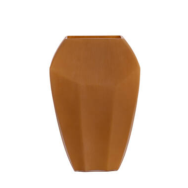 Vase 30x16x44,5 cm VIONNA glass caramel