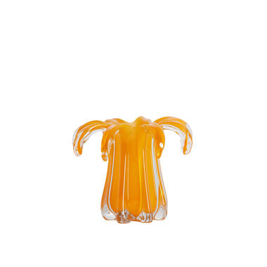 Vase Ø22x17 cm AVENIA glass orange